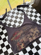Hd brown/purple halter