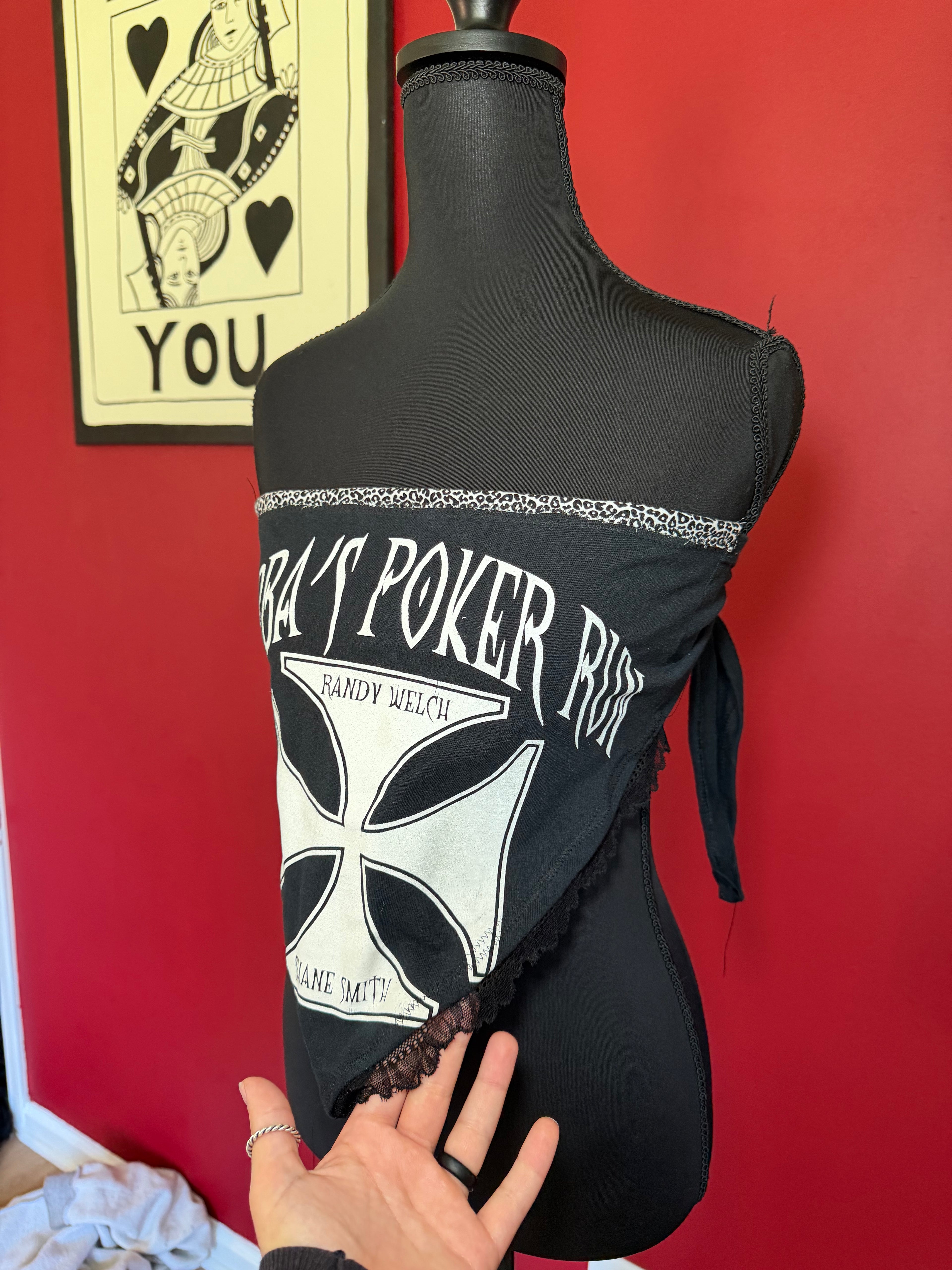 POKER LEOPARD TOP