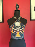 Cheetah biker halter