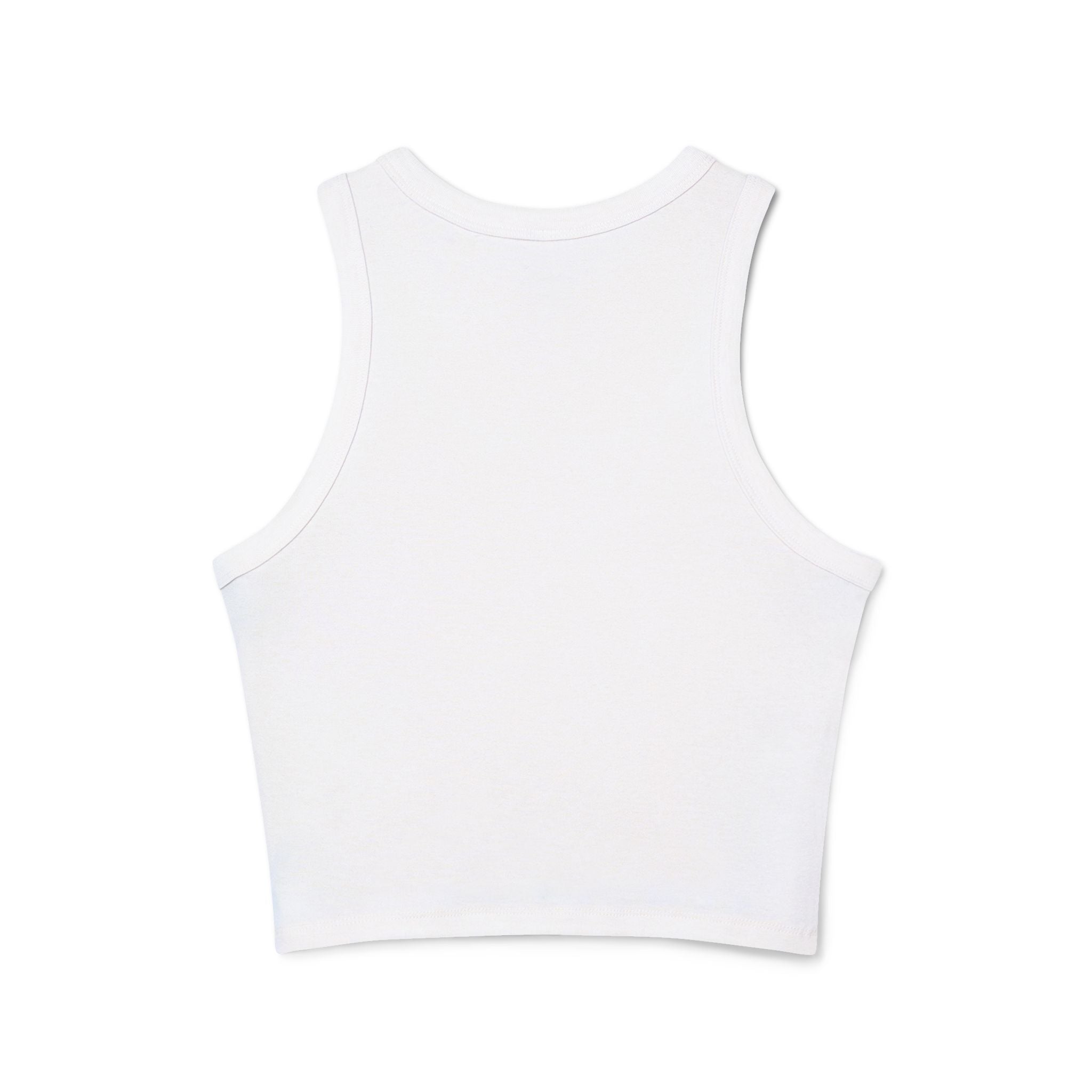 “I need a fucking quaalude” Rib Racer Tank Top