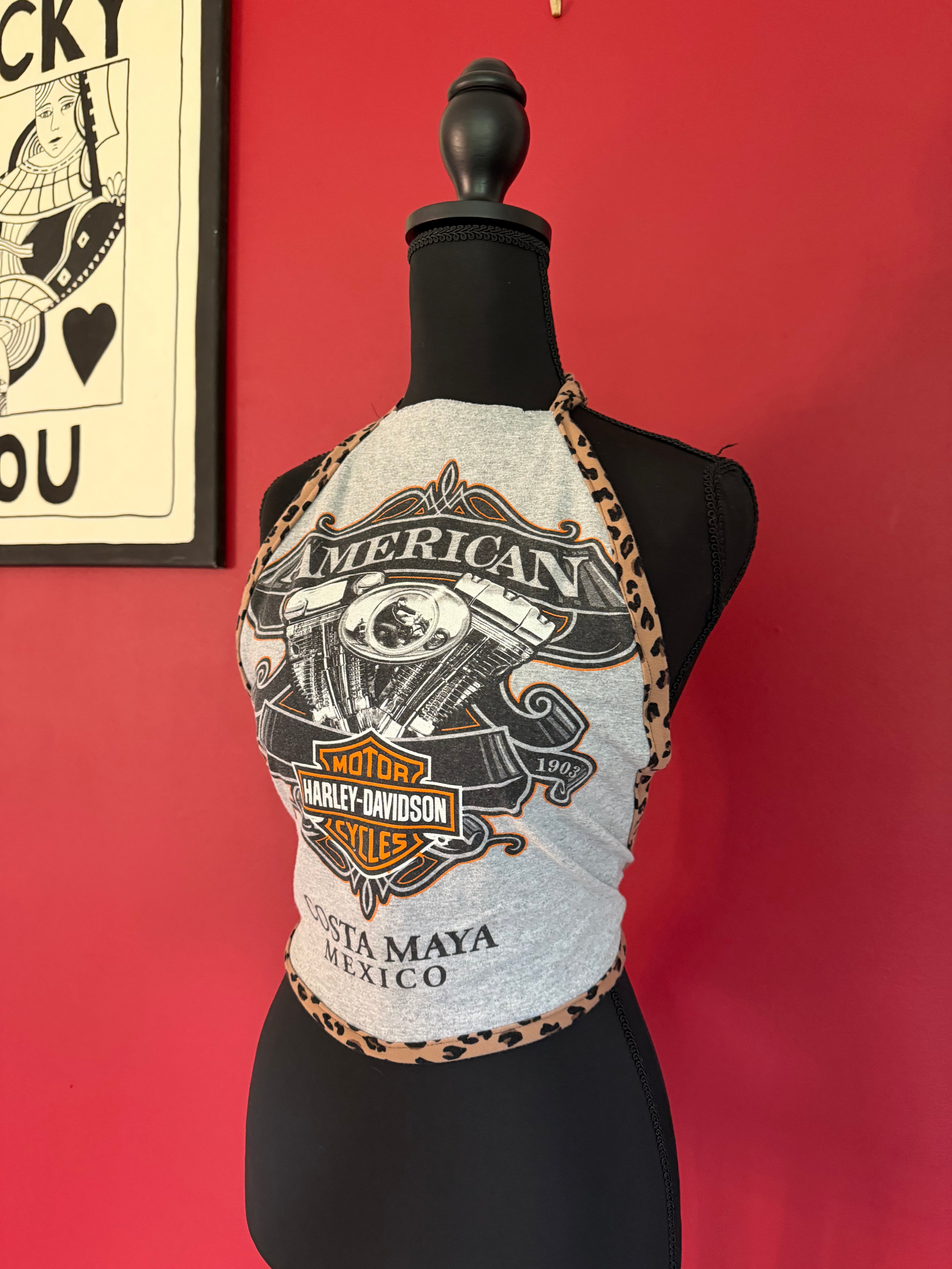 HD cheetah halter